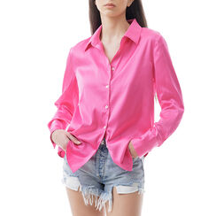 CLOTHING SHIRT FABRIC FUCS, Primadonna, 21C921026TSFUCSM, 001a