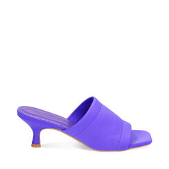 Mules Open Toe violeta en lycra, Primadonna, 232711517LYVIOL035, 001a