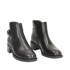 Tronchetto nero con fibbia, Primadonna, 240626004EPNERO035, 002a