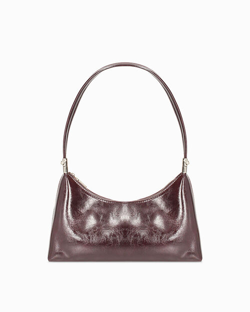 Mini bag burdeos con correa removible, BURGUNDY