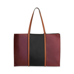 Borsa a spalla bordeaux e nera, Primadonna, 265700556EPBORDUNI, 004 preview