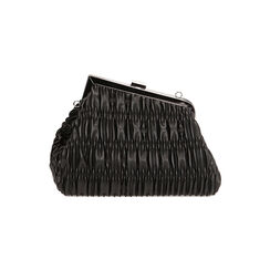 Clutch asimmetrica nera, Primadonna, 225124367EPNEROUNI, 003 preview