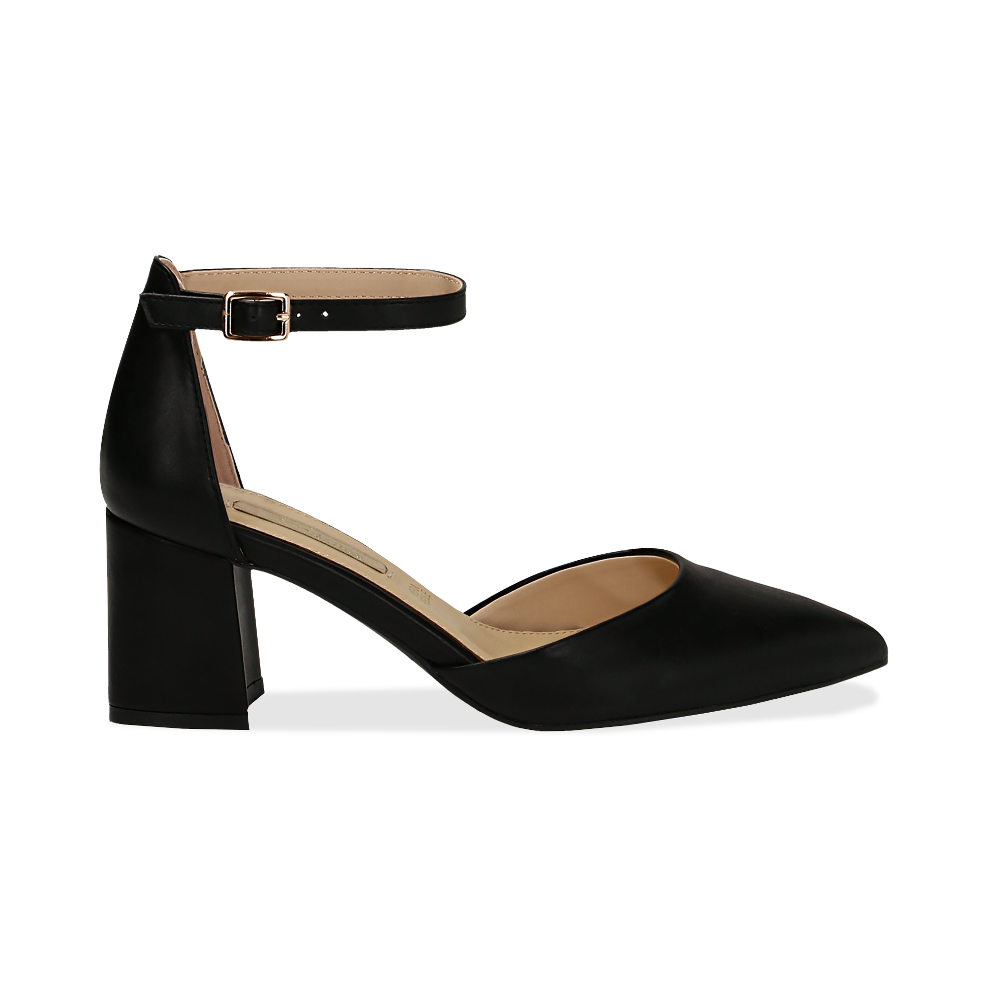 scarpe decollete con tacco largo