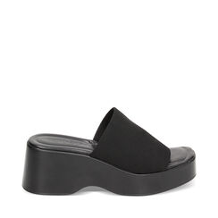 Zeppe nere in tessuto, Ultime occasioni, 232104003TSNERO035, 001a