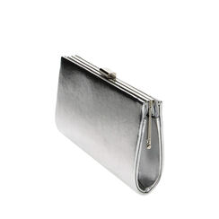 Pochette argento in laminato, Primadonna, 235108878LMARGEUNI, 002a