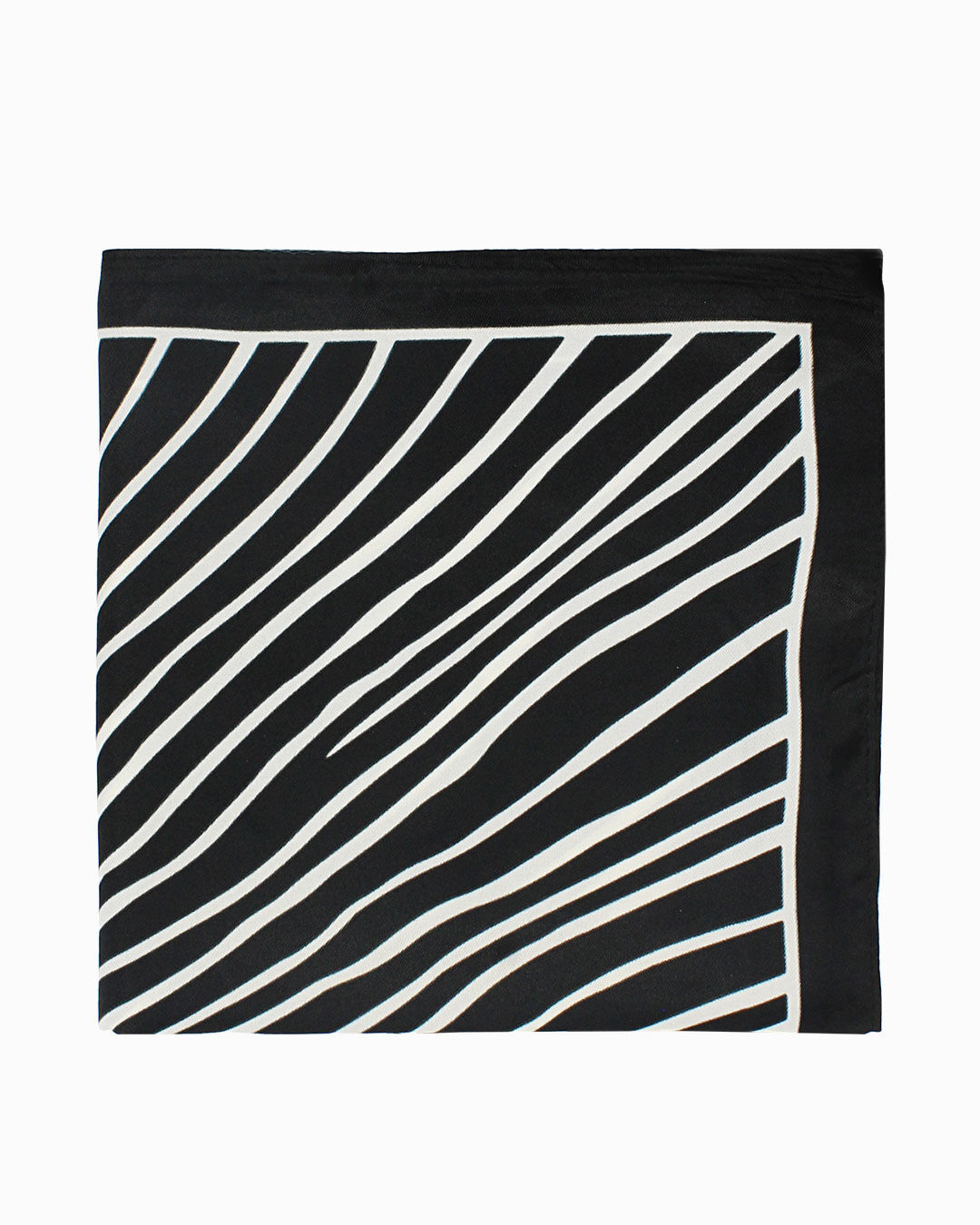 Foulard da donna nero-bainco