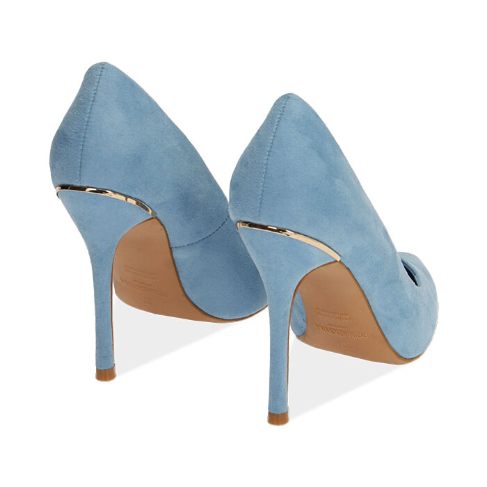 Escarpin bleu top