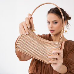 Mini bolso rosa-oro con bandolera removible, Primadonna, 275130169LIRAORUNI, 002a