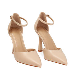 Open shank beige tacco 9,8 cm, Primadonna, 274934201EPBEIG035, 002a