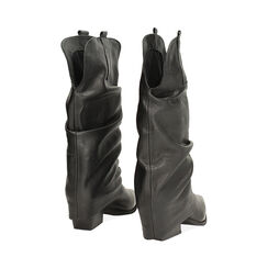 Bota en piel lavada negra elegante, Primadonna, 271020644PANERO036, 003 preview