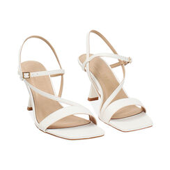 Sandale à talon femme blanche moderne, Primadonna, 252137807EPBIAN035, 003 preview