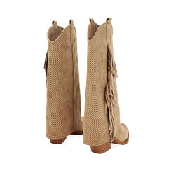 Bota texana taupe tac&oacute;n 8 cm, Zapatos, 27P685601MFTAUP035, 004 preview