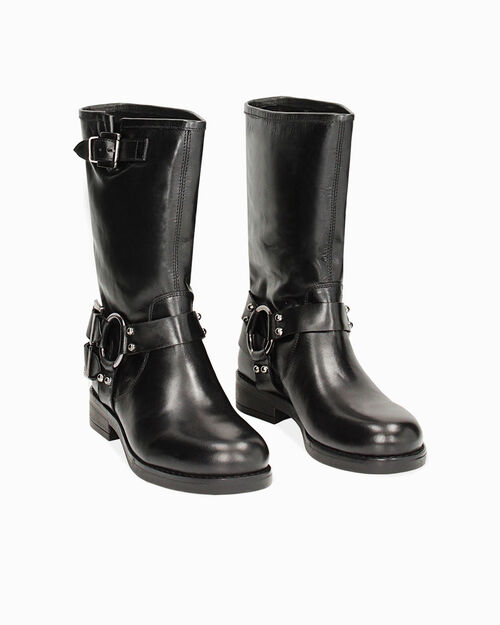 Biker neri in pelle, 