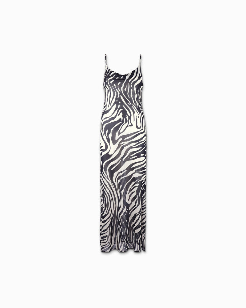 Vestito donna zebra in tessuto image number null