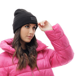 Cappello nero in tessuto, 24R115216TSNEROUNI, 001a