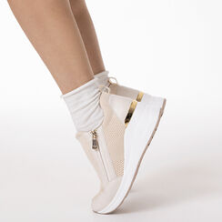 Slip-on beige con tac&oacute;n 7 cm, Zapatos, 272850903TSBEIG035, 002a