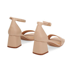 Sandales beige talon 5,5 cm, Primadonna, 274981301EPBEIG035, 004 preview