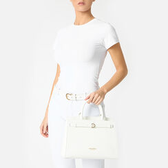 Sac à main femme blanc, Primadonna, 25D508564EPBIANUNI, 002a