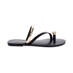 Sandales plates femme noires, Primadonna, 254995616EPNERO035, 001 preview