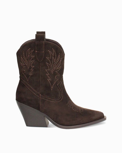 BOTAS DE LLUVIA BOTAS CA&Ntilde;A CORTA TEXANO, DK BROWN