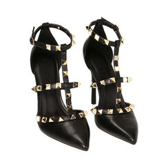 Open shank noires avec clous, Primadonna, 242186107EPNERO036, 002 preview