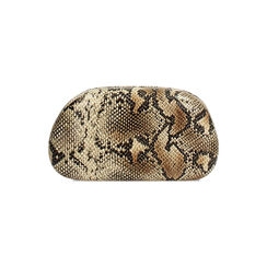 Clutch stampa pitone beige con tracolla removibile, Primadonna, 265109721PTBEIGUNI, 004 preview