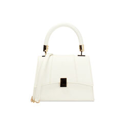 Mini bag donna bianca a trapezio, Primadonna, 255126063EPBIANUNI, 001 preview
