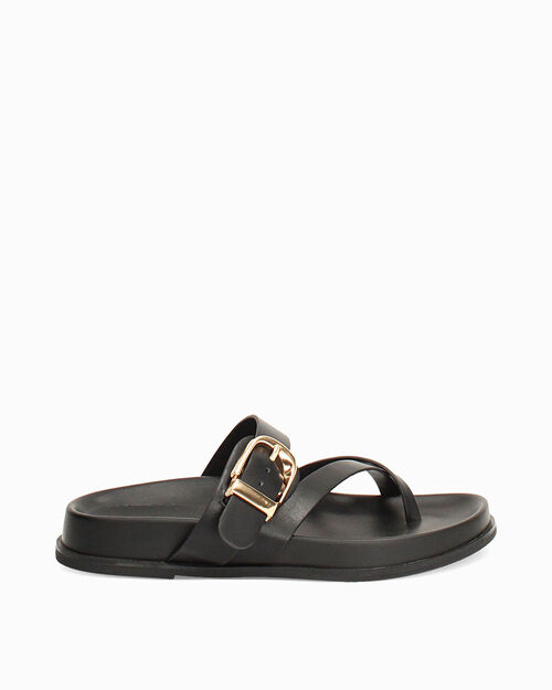 Fussbett nero dettagli eleganti, BLACK