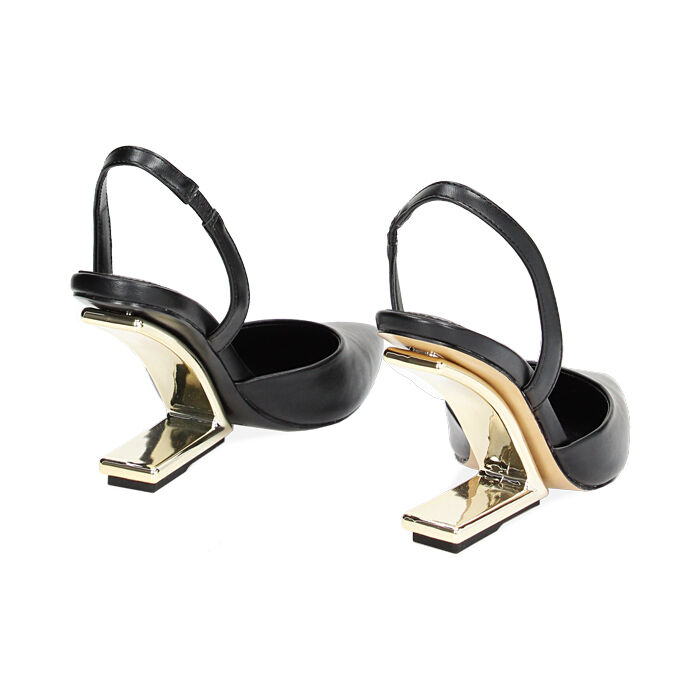 Decollete nere con zeppa donna Primadonna Collection