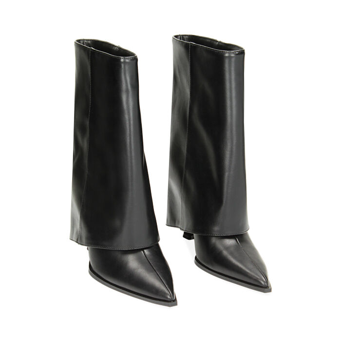 Tronchetti donna neri tacco 9 5 cm Primadonna Collection