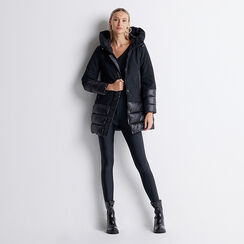 Piumino nero imbottito, Primadonna, 228502320TSNEROL, 005 preview
