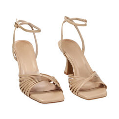 Sandales à talons beige, Primadonna, 232164828EPBEIG036, 002 preview