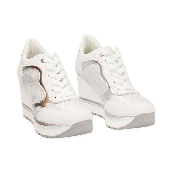 Primadonna Collection Scarpe Sportive Zeppa Alta Scarpe Bianche