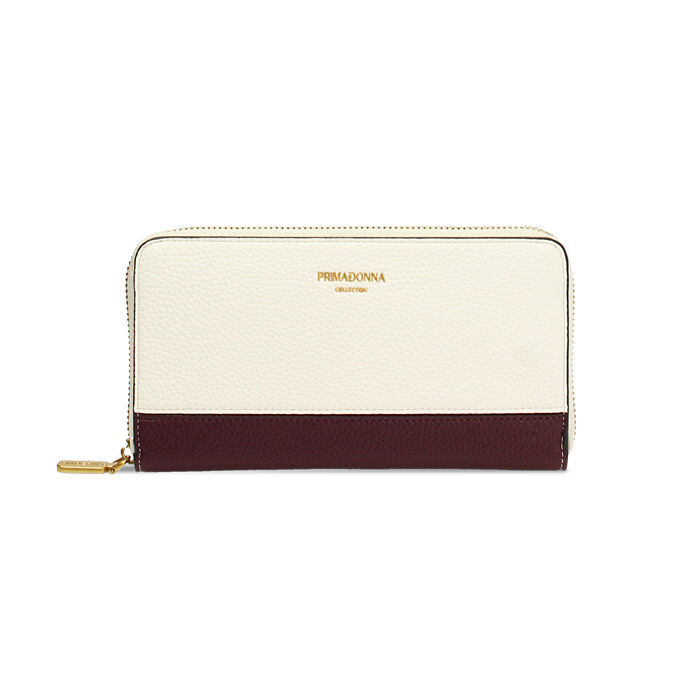 Portafoglio panna con dettagli eleganti, Primadonna, 265700504EPPANNUNI