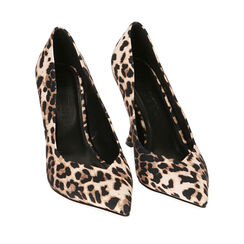 Escarpins léopard en satin, talon 10 cm , Primadonna, 192126306RSLEOP036, 002a