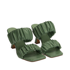 Mules salvia, tacco 8 cm , Scarpe, 194923401EPVESA036, 002a