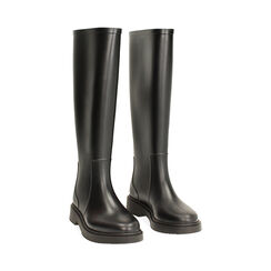 Bottes en PVC noir avec détails distinctifs, Primadonna, 260957002PVNERO036, 003 preview