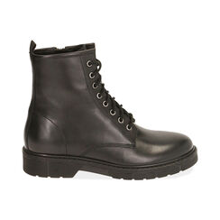 Anfibi neri in pelle, Primadonna, 22B810802PENERO035, 001 preview