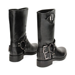 Biker negro de piel bajas, Primadonna, 23N520098PENERO035, 003 preview