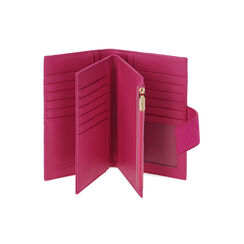 Portafogli in microfibra fucsia, New Collection, 215122158MFFUCSUNI, 004 preview