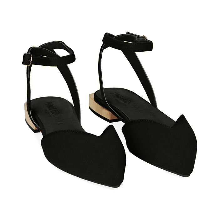 Bailarinas destalonadas lycra mujer negras | Primadonna Collection