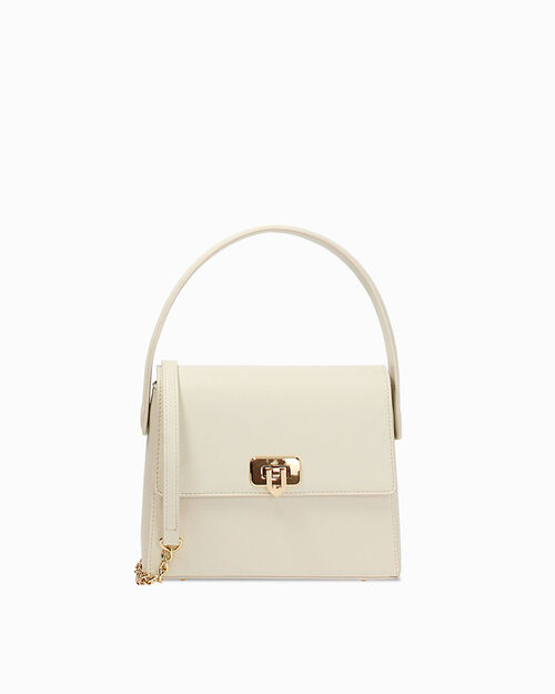 Mini bag panna con tracolla removibile, CREAM