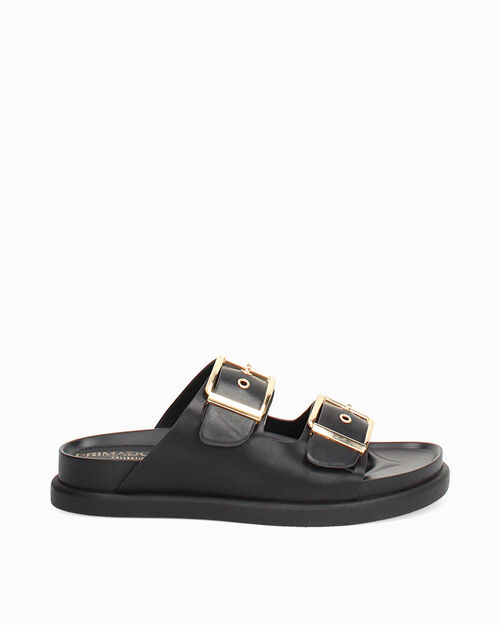 WOMEN SHOES BIRKENSTOCK SYNTHETIC NERO, BLACK