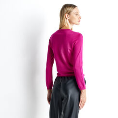 Maglia girocollo fucsia, Primadonna, 22U423641TSFUCSL, 003 preview