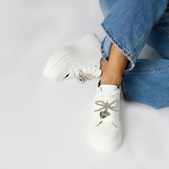 Sneakers bianche con gomma di 6 cm, Primadonna, 262800765EPBIAN039, 002 preview