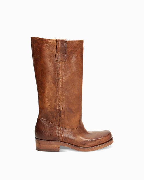 Biker in pelle cognac, COGNAC