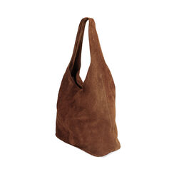 Borsa a spalla di camoscio testa di moro, Primadonna, 260802577CMMOROUNI, 003 preview