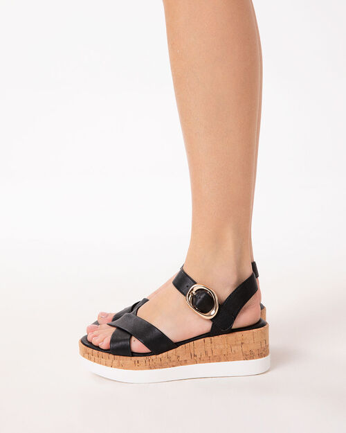 ZAPATOS CUNA SINTETICO NERO, BLACK