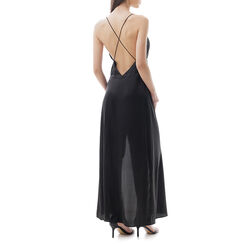 Vestito nero longuette, Primadonna, 21C921028TSNEROS, 002 preview