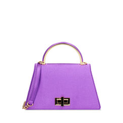 Mini sac femme violet en satin, Primadonna, 255126021RSVIOLUNI, 001a